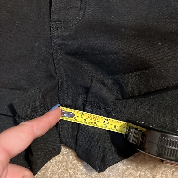 NWT Black Garage High Waisted Shorts - Picture 6 of 6